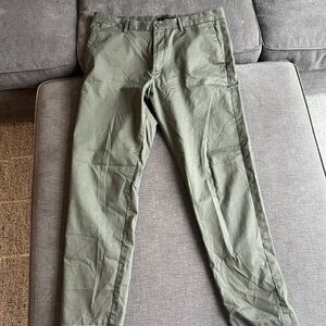 Banana Republic Green Chinos Lightweight Casual Trousers